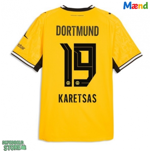 Borussia Dortmund Konstantinos Karetsas #19 Replika Hjemmebanetrøje 2026-27 Kortærmet